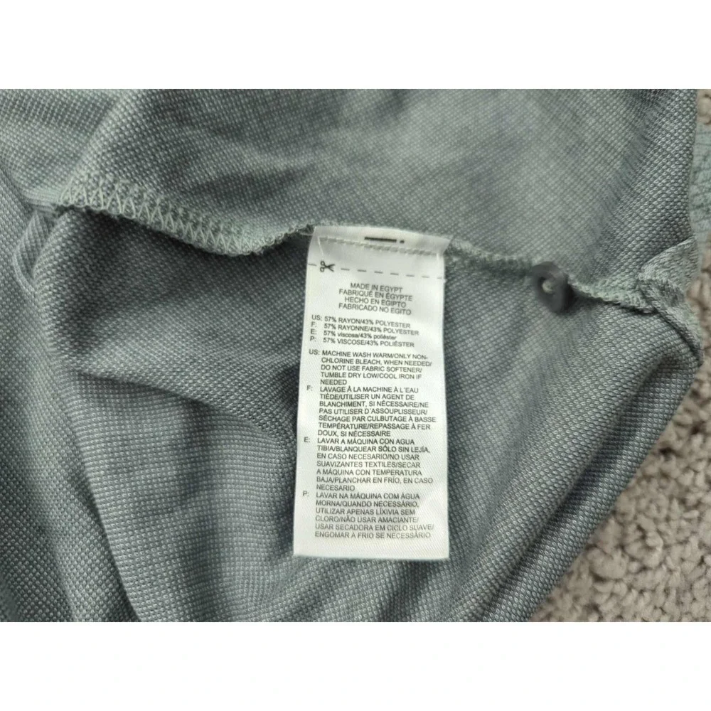 Reebok Polo Shirt Mens 4XLT TALL Gray‎ Speedwick Golf Athletic Casual - Picture 5 of 7